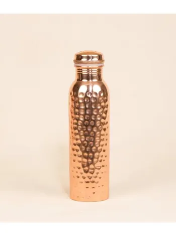 Медная бутылка для воды Isha Life, кованая, 950 мл